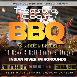 Breaking News Vendors Come Grill and Rock Out at the Treasure Coast Ribs Wings Rock & Roll Festival!