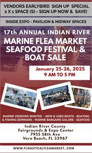 Vendor Space Available: 17th Annual Treasure Coast Marine Flea Market & Seafood Festival