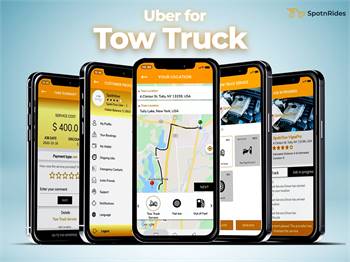 Upgrade Your Towing Business with Uber-Like Towing App from SpotnRides