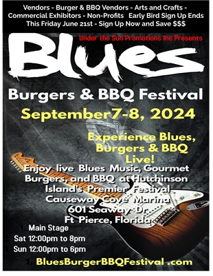 Join the Ultimate Experience at the 2024 Blues, Burgers, and BBQ Festival